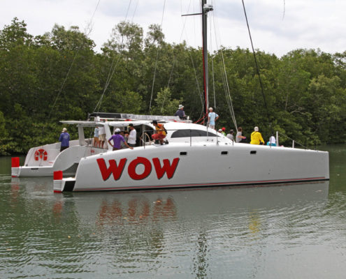asia catamarans, stealth, racing, wow